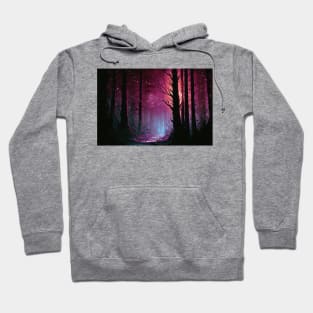 Ethereal Snowy Forest Mystery Hoodie